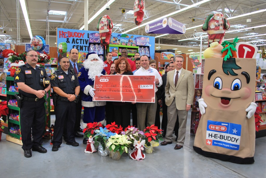 PHOTO RECAP: HEB Partners with Blue Santa to Help Make Christmas Merry ...