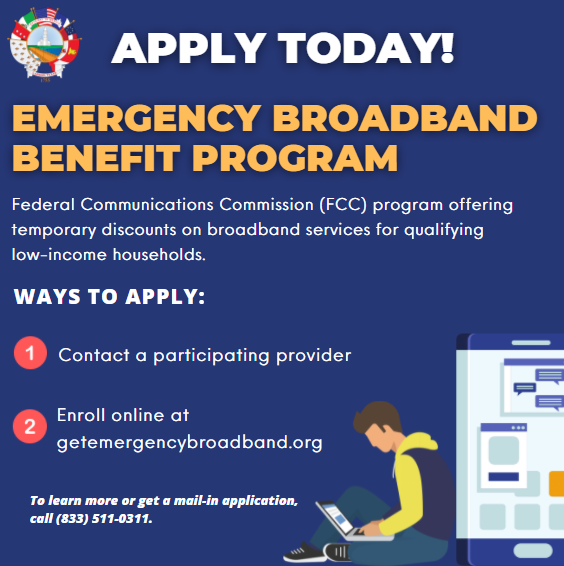 City of Laredo Encourages Citizens to Apply for the Emergency Broadband