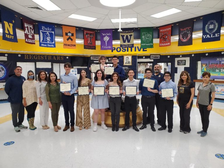 United ISD Students Earn National Hispanic Recognition Title from