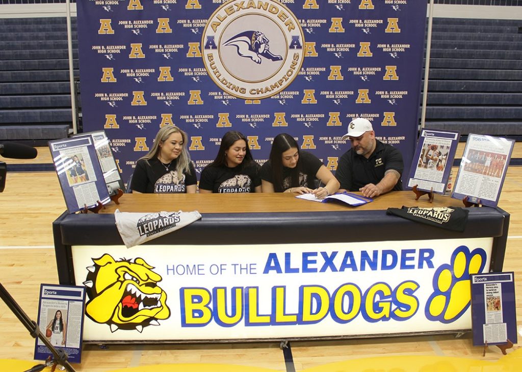 Kayla C. Herrera, A Senior at John B. Alexander High School Signs ...